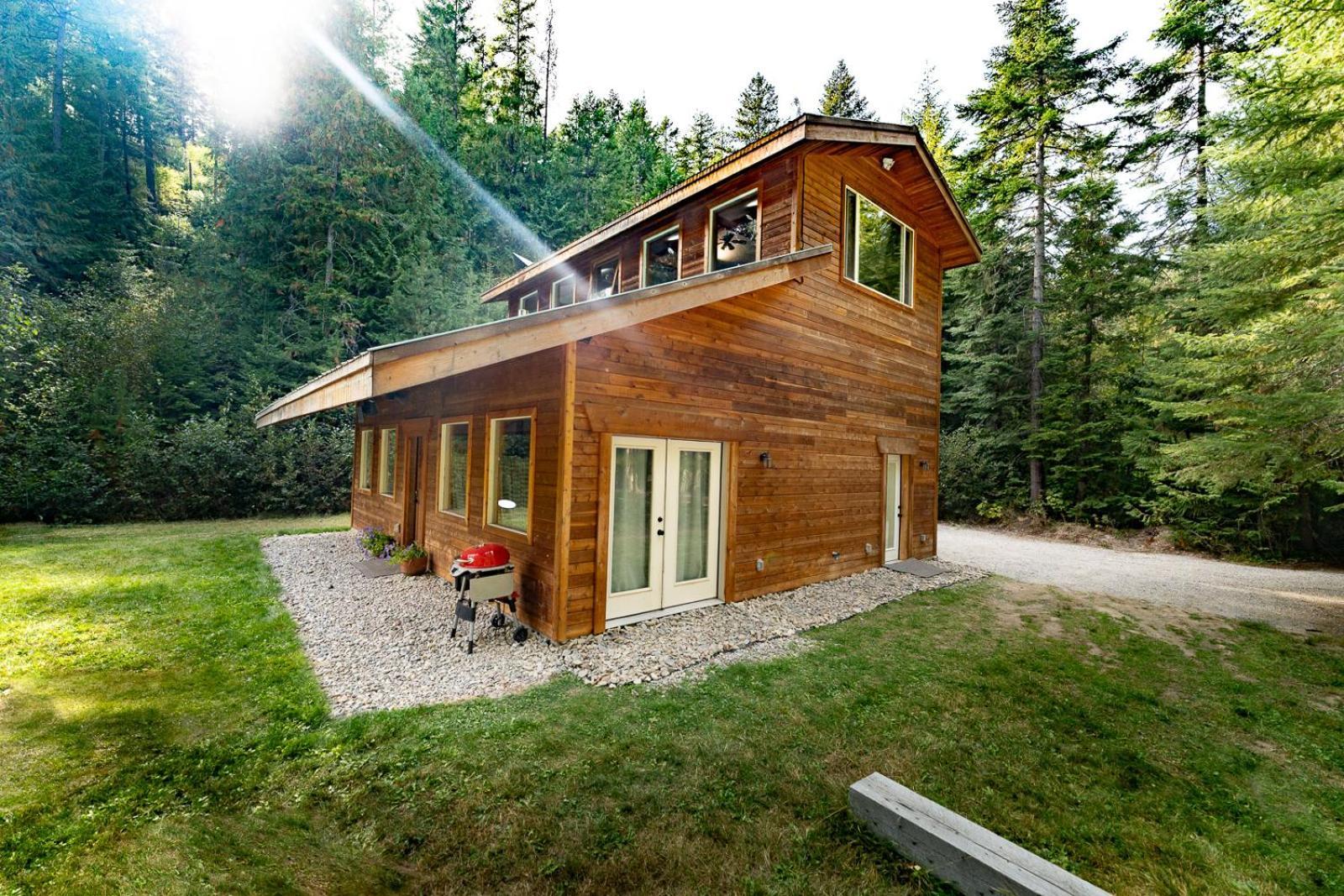Cedar Cabin Near Silverwood Spirit Lake Exterior photo